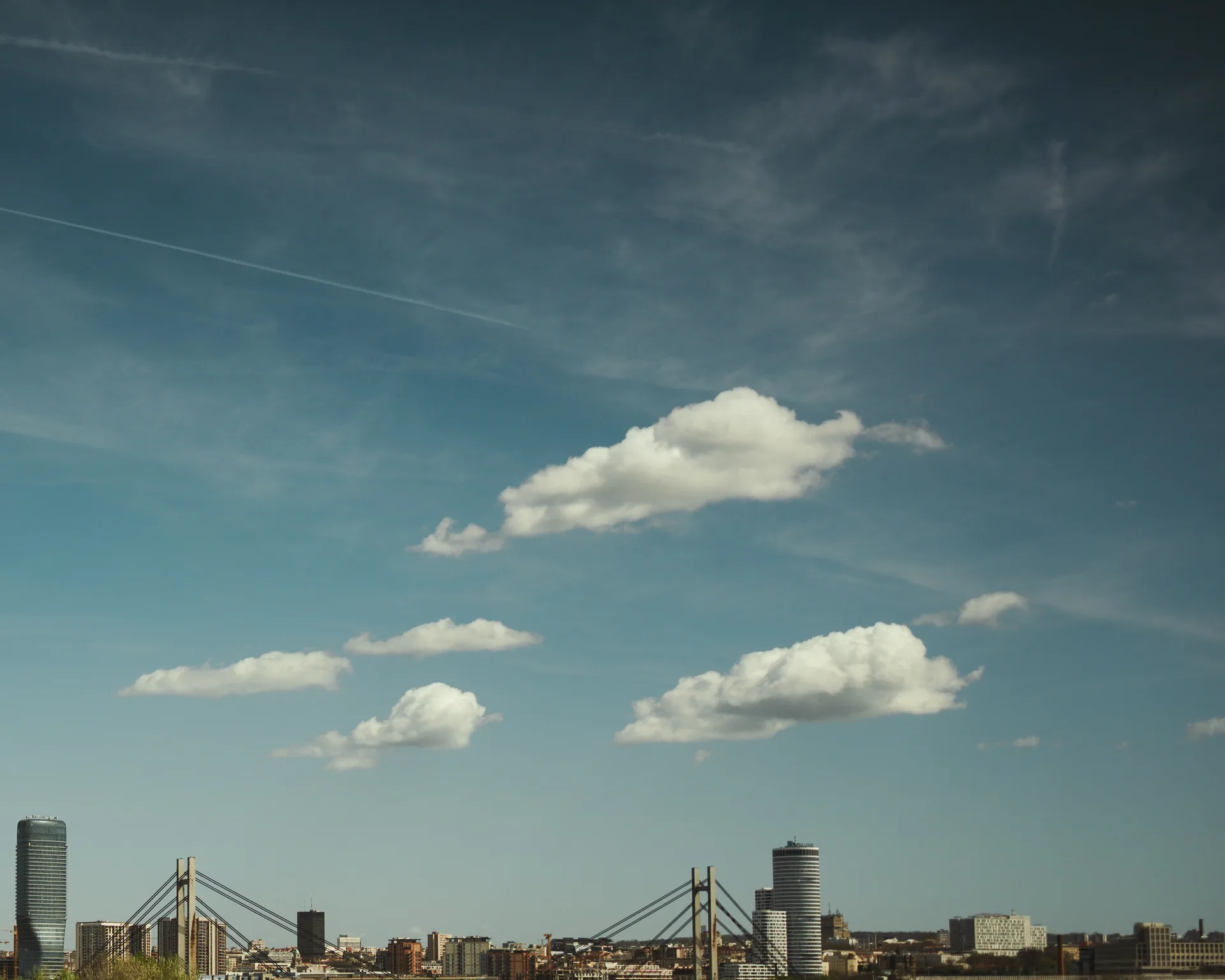 Sky over Belgrade